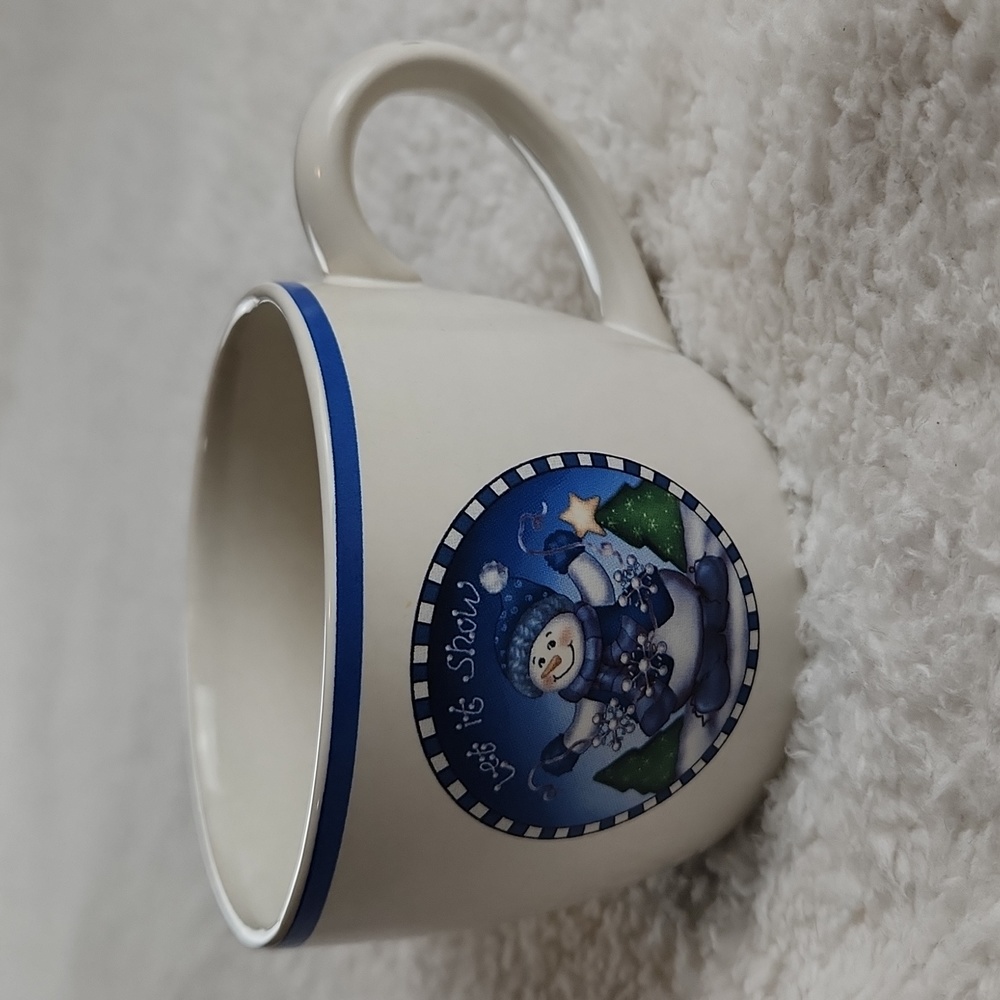 LET IT SNOW snowman mug.  So cute!!!